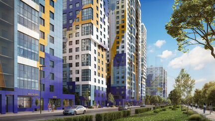 1-к квартира, 40.1 м², 12/25 эт.