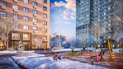 2-к квартира, 65 м², 7/23 эт.