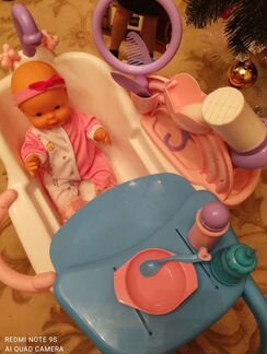 Ванночка с акс., кукла в отл.сост