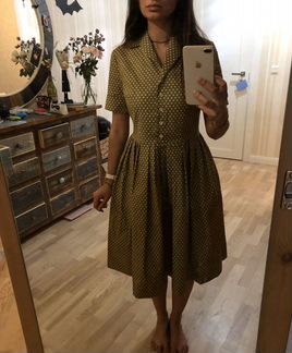 Платье Черешня, unique fabric