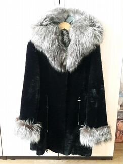 Шуба мутоновая р.44