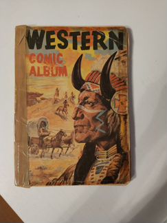 Комикс на английском. Ретро. Western comic album