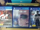 Detroit become human, Uncharted 4, GT Sport