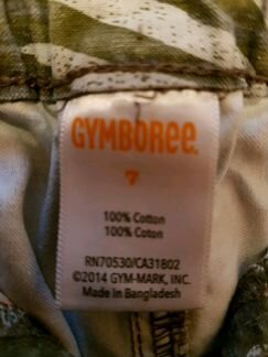 Шорты gymboree, размер 7.В отличном состоянии