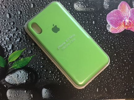 Чехол на iPhone XS Max салатовый