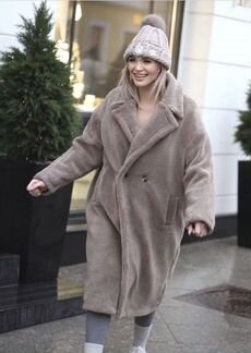 Эко шуба тедди теплая