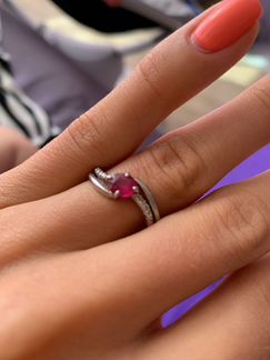 Кольцо из платины