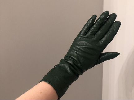 Перчатки кожаные женские