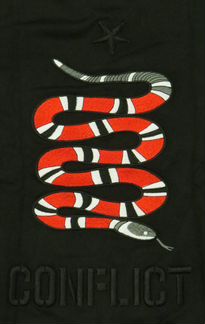 Conflict - толстовка с капюшоном