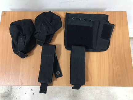 Подсумки черные, molle