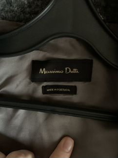Пальто шерстяное massimo dutti
