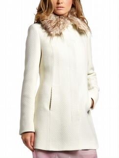 Пальто белое молодёжное,Patrizia Pepe Италия,новое