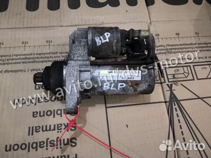Стартер VW Фольксваген 1,6i BLP