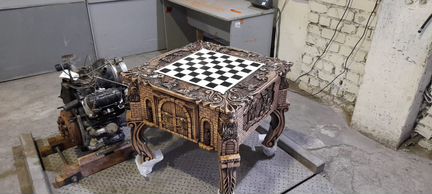 Шахматный стол Битва за Крепость