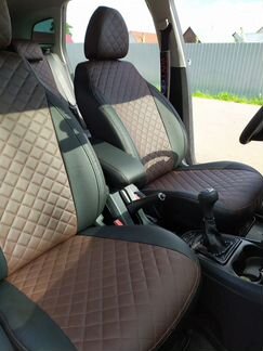 Модельные чехлы Лада Веста из экокожи