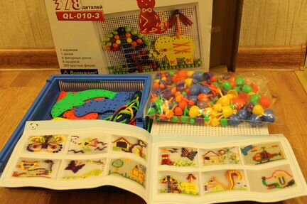 Конструктор мозайка, 378 деталей