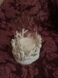 Подсвечник фонарь для свечи кораллы zara home