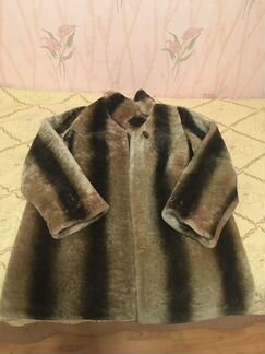 Шуба мутоновая 62 размера для переделки