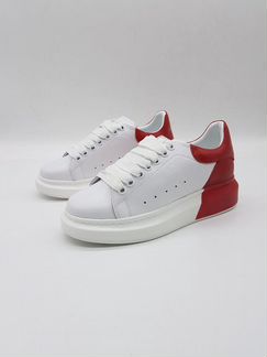 Кеды Alexander McQueen кожаные