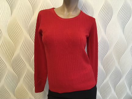 Итальянский джемпер 44 шерсть 40