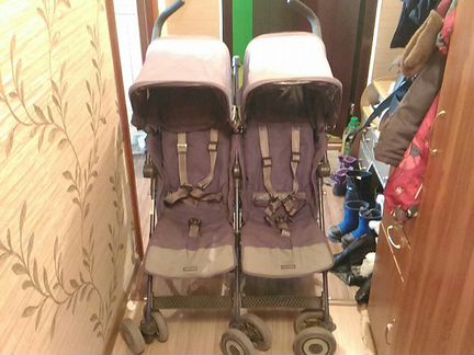 Коляска Maclaren twin techno для двойни