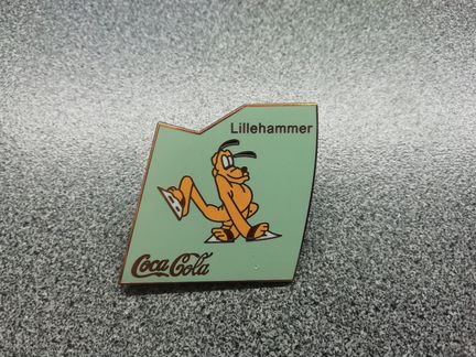 Значок Coca - Cola/Disney/Lillehammer