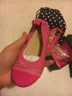 Новые детские балетки Yosi Samra (США), кожа, 25