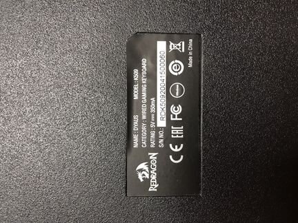 Игровая клавиатура redragon dyaus