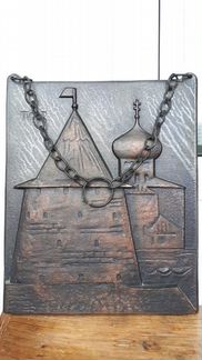 Панно и сувенирный ключ города Псков времён СССР