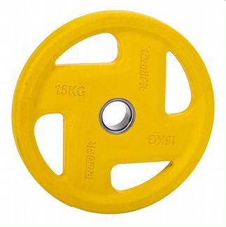 Диск D50 обрезиненный цветной 15 кг