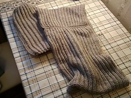 Женская шапка и шарф-труба, имитация шерсти