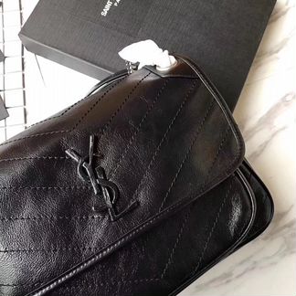 Сумка Saint Laurent чёрная люкс