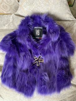 Женский жилет из песца WHO IS WHO