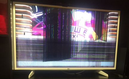 Телевизор lg 43” на запчасти или под восстановлени