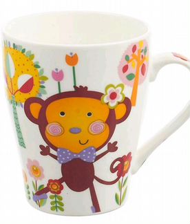 Кружка новая. Фарфор. Подарочная в коробочке