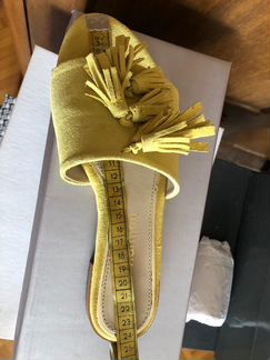 Шлепанцы кожаные