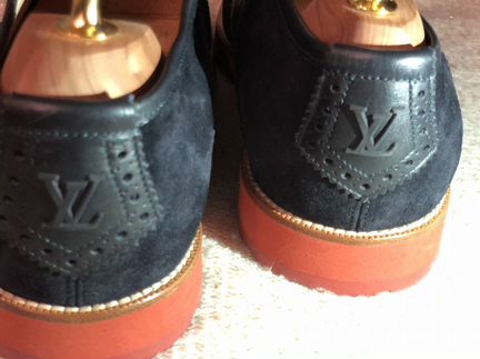 Ботинки Louis Vuitton замшевые, размер 8 1/2, ориг