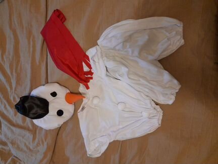 Костюм снеговика 122-128 Польша