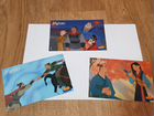 3 фото карточки Disney Мулан (1998) с печатью