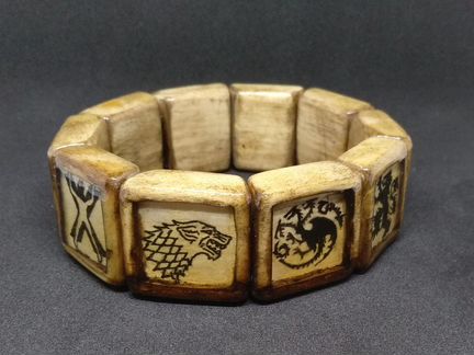 Браслет с гербами домов Игры престолов