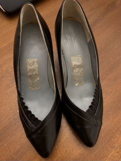 Туфли новые женские натур. кожа черные