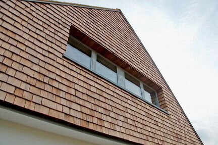 Колотая дранка, шиндель из лиственницы