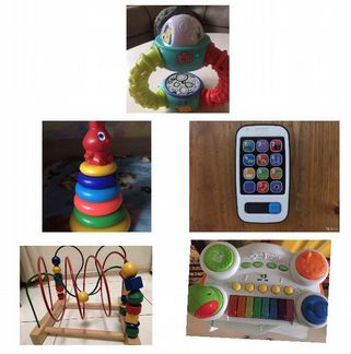 Игрушки для малышей: bright stars и fisher price