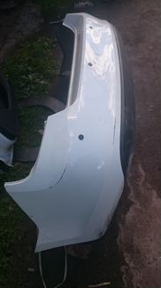 Задний бампер Шкода Рапид