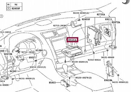 Блок рулевое управление Лексус GS 450h