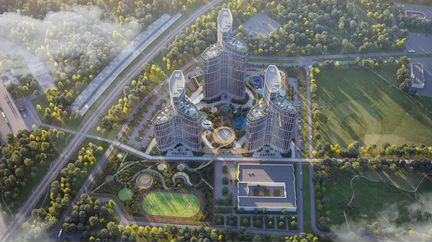 1-к квартира, 61.7 м², 17/39 эт.