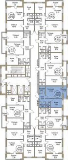 1-к квартира, 39.7 м², 9/19 эт.