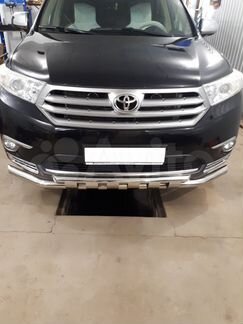 Защита бампера 60/53 мм Toyota Highlander 2010