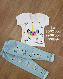 Детский летний костюм для девочки купальник 92 98