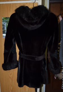 Шуба мутон каракуль